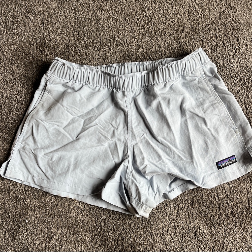 Patagonia Women's Light Blue Baggie Shorts